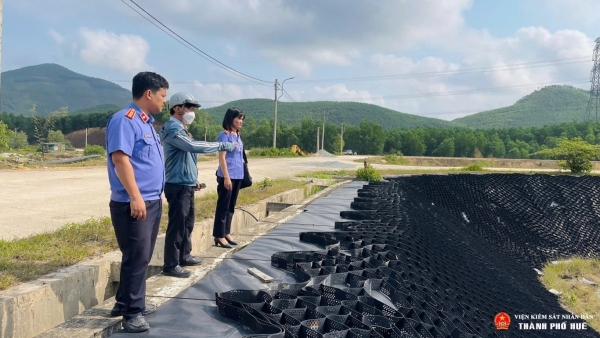 VKSND khu vực 3 - Huế:  Kến nghị khắc phục tồn tại tại dự án xử lý rác thải