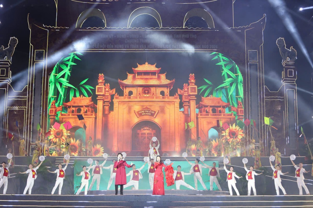 Phú Thọ : Khai mạc Lễ hội Đền Hùng và Tuần văn hóa du lịch Đất Tổ 2026