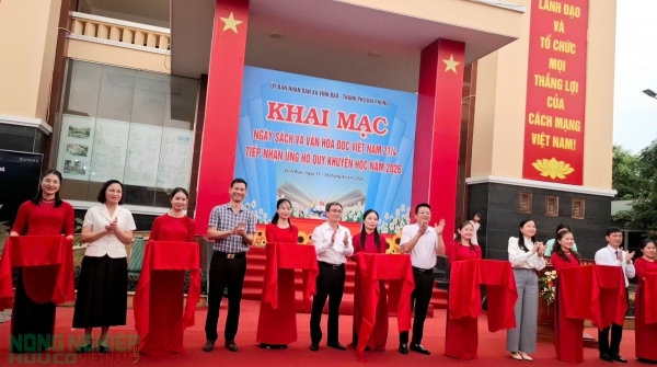 Sôi nổi Khai mạc Ngày Sách và Văn hóa đọc Việt Nam 21/4 tại Vĩnh Bảo