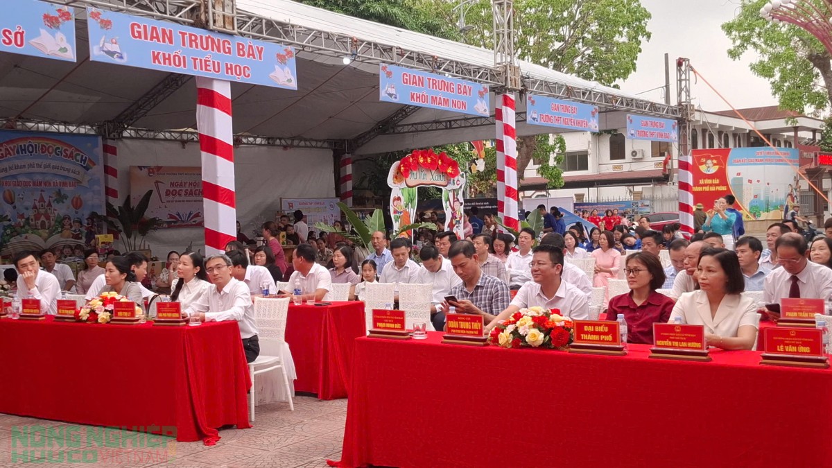 Sôi nổi Khai mạc Ngày Sách và Văn hóa đọc Việt Nam 21/4 tại Vĩnh Bảo