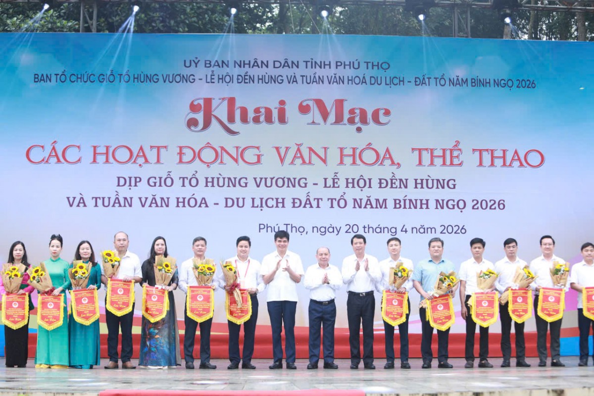 Khai mạc chuỗi hoạt động văn hóa, thể thao dịp Giỗ Tổ Hùng Vương 2026