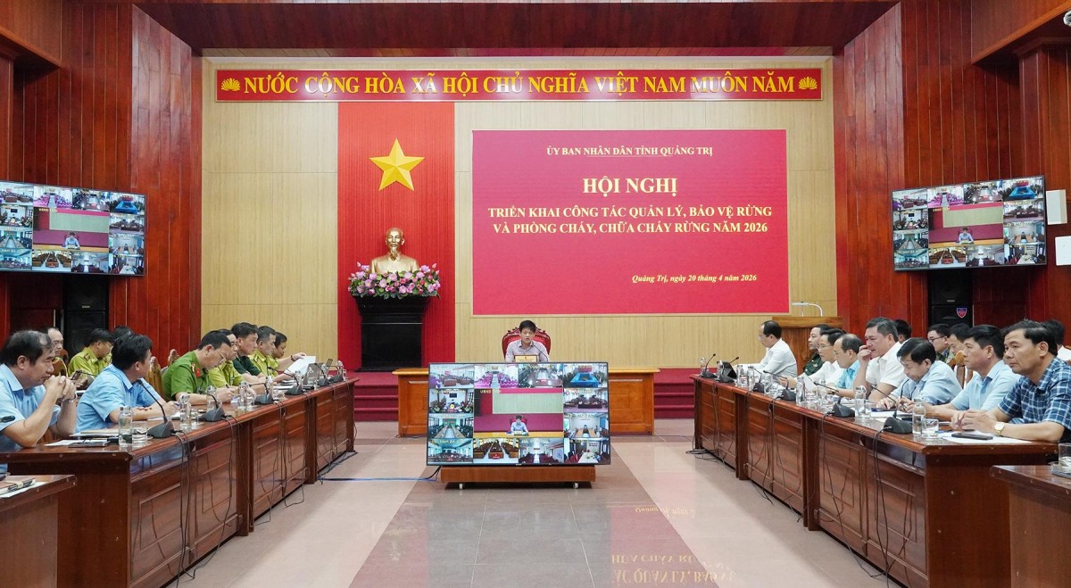 Quảng Trị: Triển khai công tác quản lý, bảo vệ rừng và phòng cháy, chữa cháy rừng năm 2026