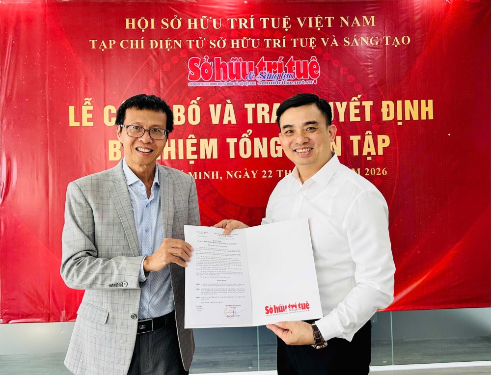 Tạp chí điện tử Sở hữu Trí tuệ và Sáng tạo có tân Tổng Biên tập