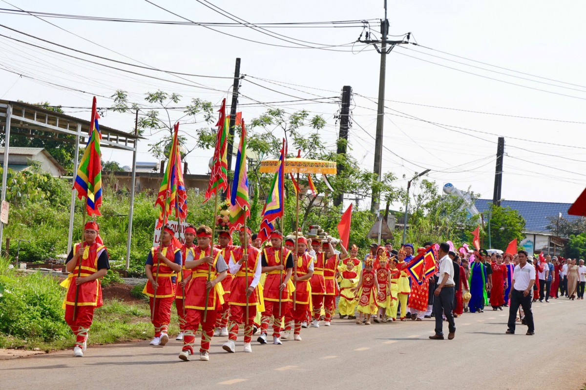 Lâm Đồng: Người dân xã biên giới Tuy Đức trang trọng tổ chức Giỗ Tổ Hùng Vương năm 2026