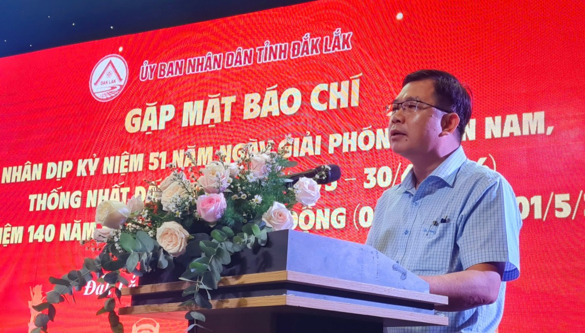 Chủ tịch UBND tỉnh Đắk Lắk Đỗ Hữu Huy: Mong muốn báo chí đồng hành cùng sự phát triển địa phương