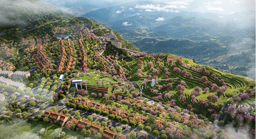 Khởi công dự án Khu đô thị sinh thái Đồi chè Ô Quý Hồ (EcoSapa)