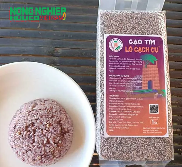 Gạo tím than “Lò gạch cũ” ở Đà Nẵng: Nâng tầm giá trị nông sản