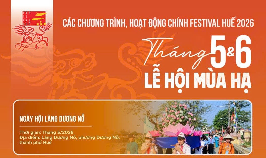 Lễ hội mùa Hạ – Festival Huế 2026