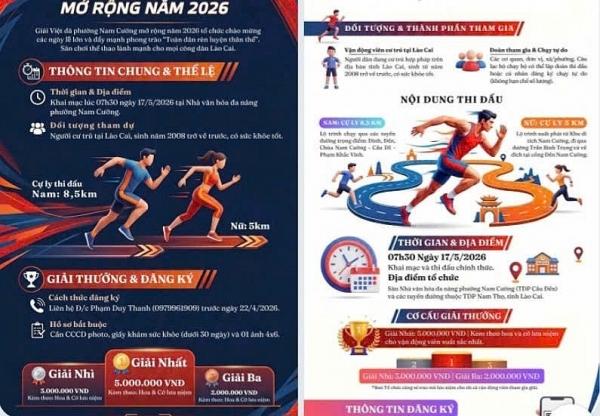 Lào Cai: Sẵn sàng cho Giải Việt dã mở rộng năm 2026 tại Phường Nam Cường