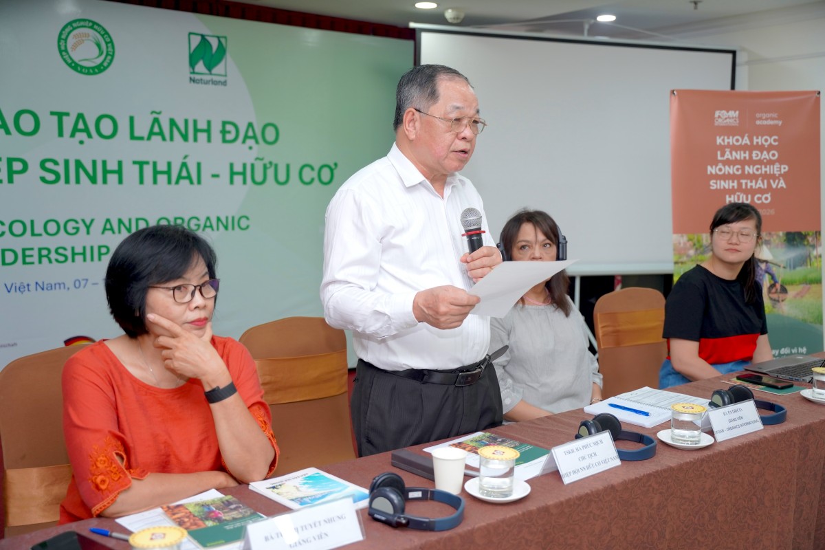 Xây dựng mạng lưới lãnh đạo tiên phong cho nông nghiệp sinh thái và hữu cơ Việt Nam