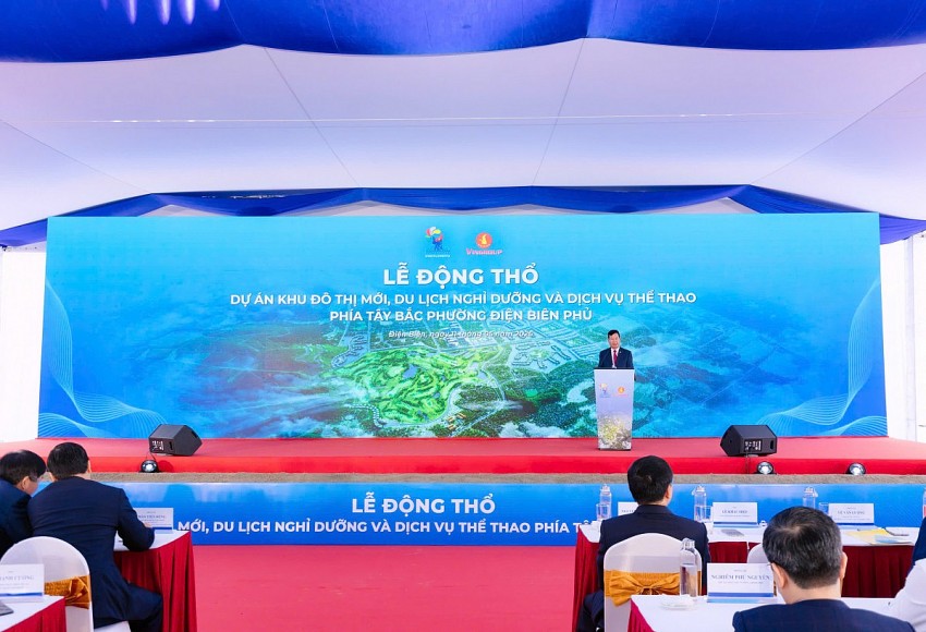 Động thổ dự án khu đô thị, du lịch và dịch vụ phía Tây Bắc Điện Biên Phủ