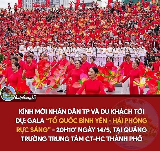 Hải Phòng rực sáng trong đêm Gala nghệ thuật “Tổ quốc bình yên”
