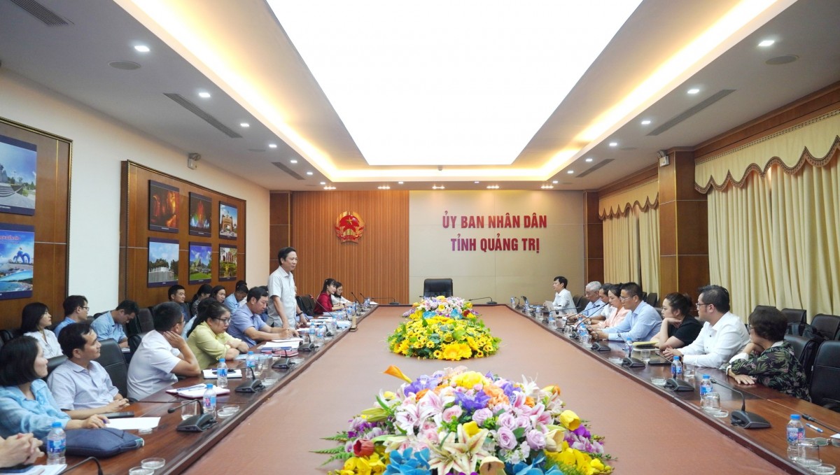 Quảng Trị làm việc với các nhà đầu tư Dự án Nhà máy xử lý rác thải sinh hoạt