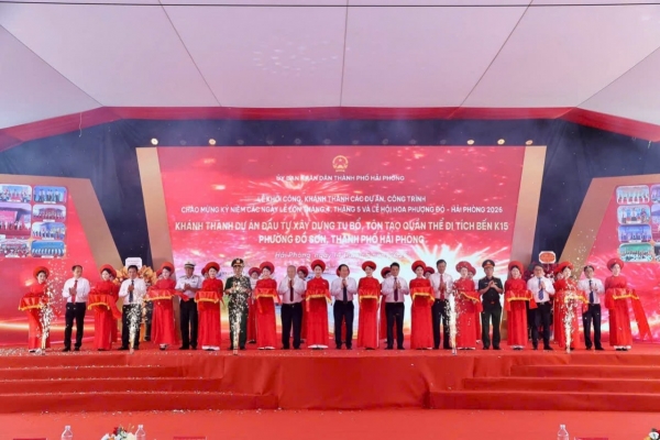 Hải Phòng bừng sáng khí thế phát triển với loạt dự án trọng điểm được khánh thành