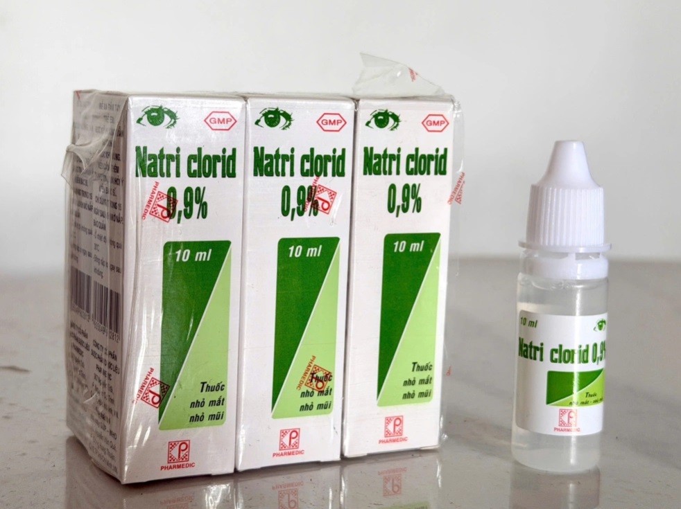 Thuốc nhỏ mắt Natri clorid 0,9%