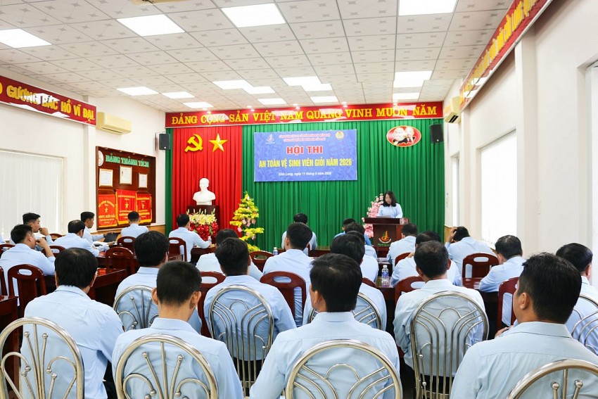 Nhà máy Phân bón Cửu Long: Sôi nổi Hội thi “An toàn vệ sinh viên giỏi năm 2026” và ấm áp “Bữa cơm Công đoàn”