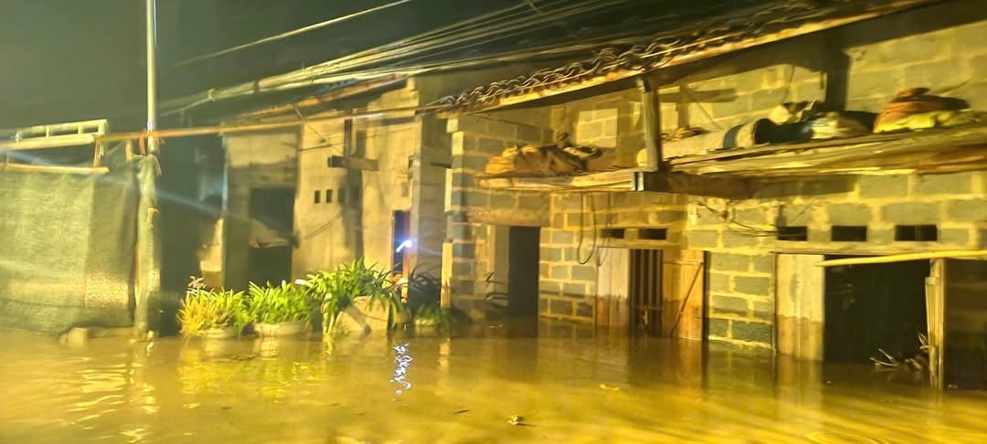 Cao Bằng: Mưa lớn gây ngập lụt nhiều khu vực