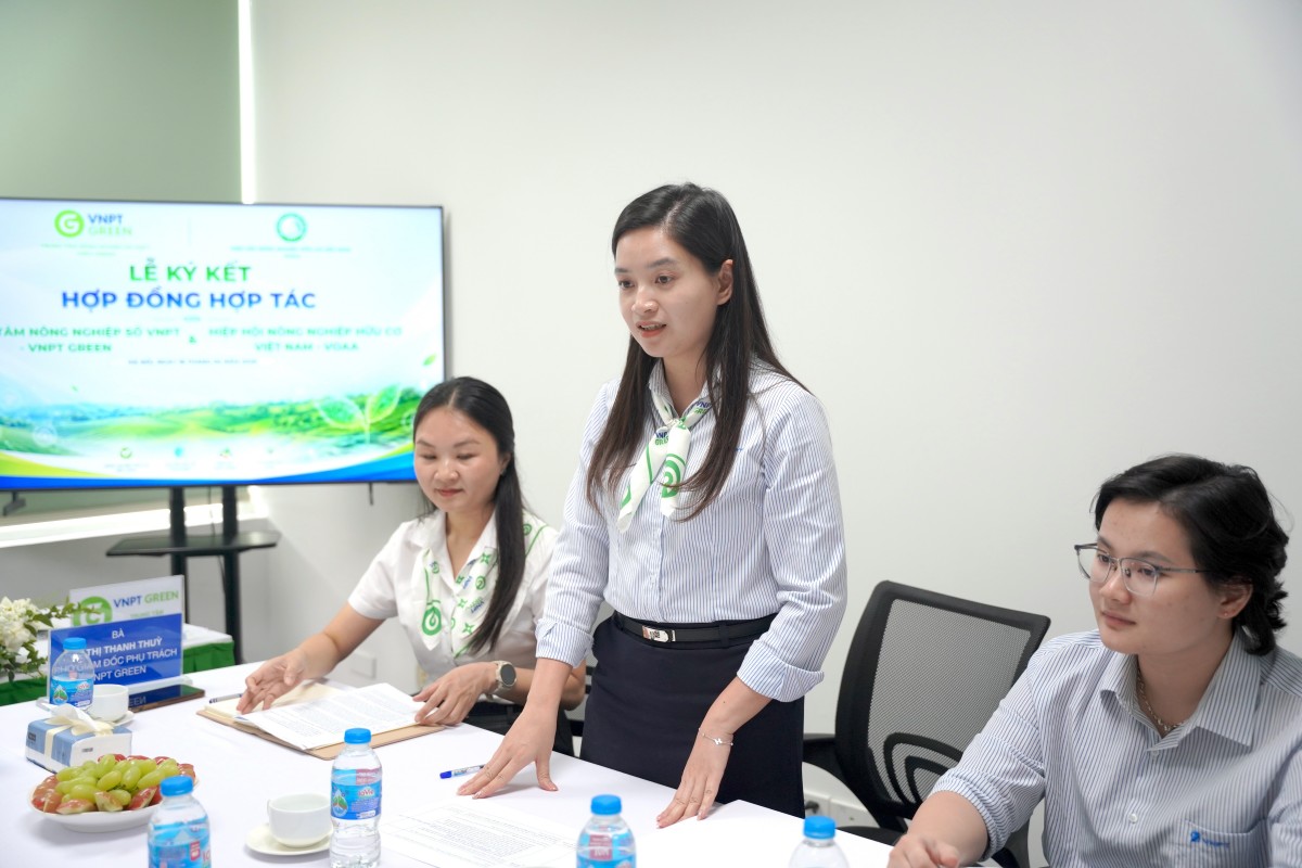 Thúc đẩy chuyển đổi số trong nông nghiệp hữu cơ từ hợp tác giữa VOAA và VNPT Green