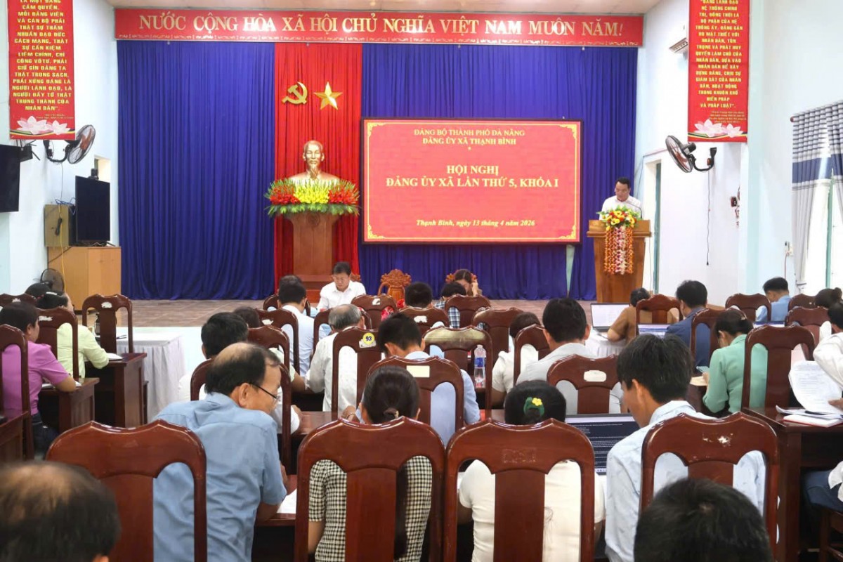 Hội nghị Đảng ủy xã Thạnh Bình lần thứ 5, khóa I tập trung đánh giá kết quả lãnh đạo, chỉ đạo và đề ra nhiệm vụ trọng tâm trong công tác xây dựng Đảng thời gian tới.