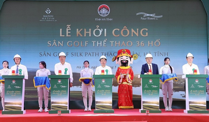 Hà Tĩnh khởi công sân golf thể thao 36 hố, 1800 tỷ đồng
