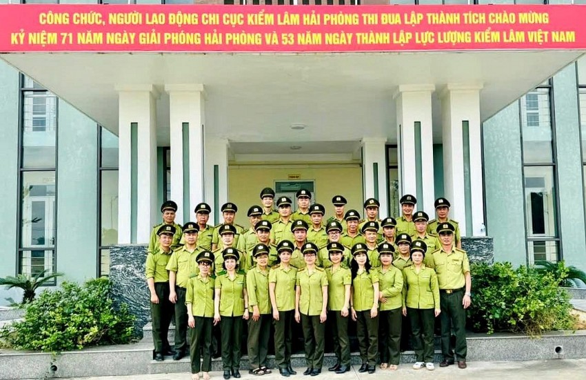 Chi cục Kiểm lâm Hải Phòng sôi nổi các hoạt động chào mừng ngày truyền thống 21/5