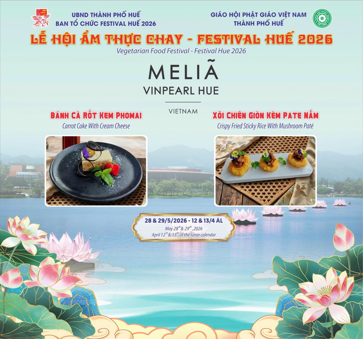 Bảy đóa sen trên sông Hương - thông điệp hoà bình, nhân văn mùa Phật đản Phật lịch 2570