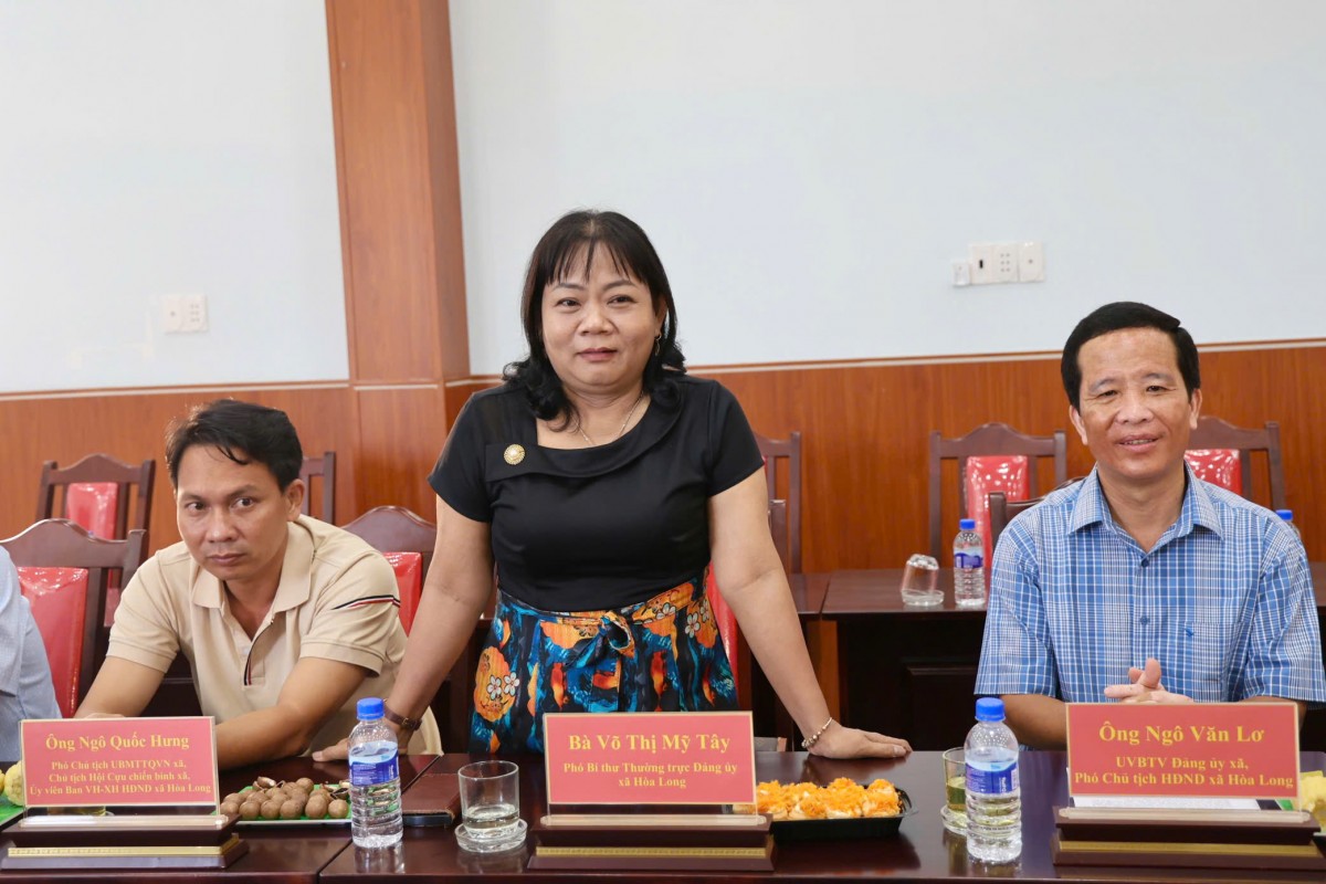 Đoàn đại biểu HĐND xã Hòa Long, tỉnh Đồng Tháp trao đổi kinh nghiệm tại xã Tuy Đức, Lâm Đồng
