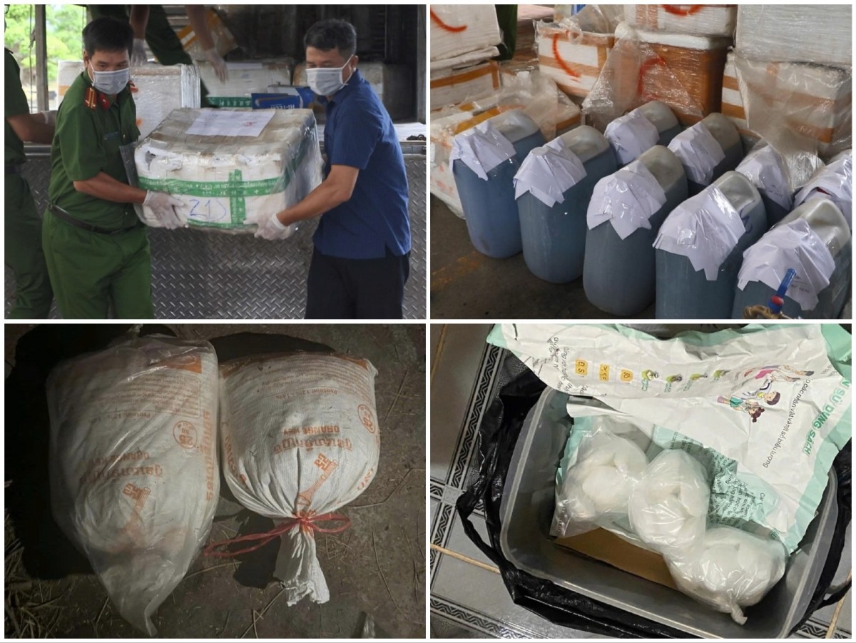 Triệt phá đường dây mua bán Xyanua xuyên biên giới, khởi tố 35 đối tượng