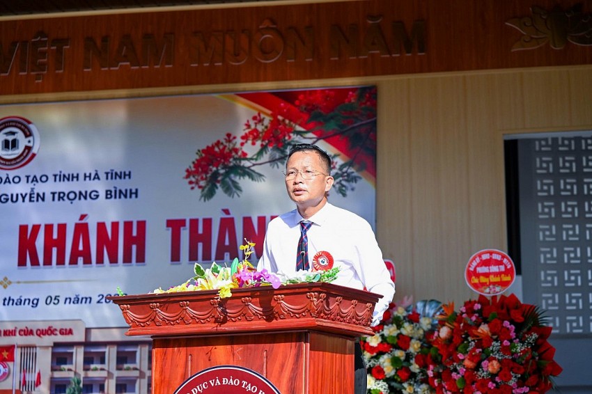 Hà Tĩnh: Khánh thành trường THPT mang tên Anh hùng liệt sĩ Nguyễn Trọng Bình