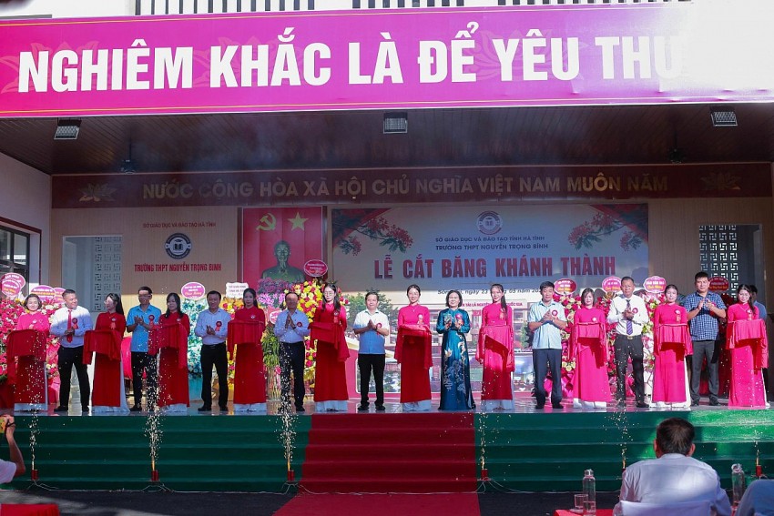 Hà Tĩnh: Khánh thành trường THPT mang tên Anh hùng liệt sĩ Nguyễn Trọng Bình