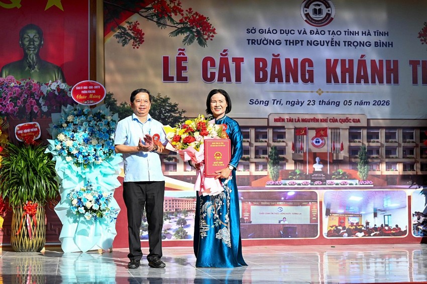Hà Tĩnh: Khánh thành trường THPT mang tên Anh hùng liệt sĩ Nguyễn Trọng Bình