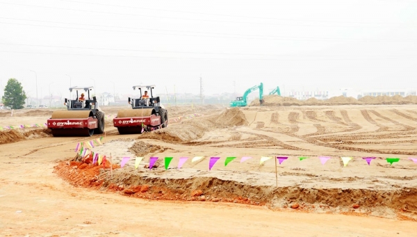 Bắc Ninh cấp phép khai thác gần 6,3 triệu m3 đất san lấp phục vụ sân bay Gia Bình