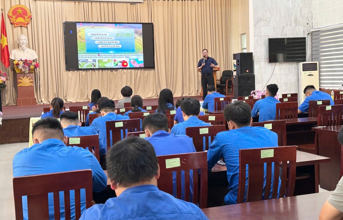 Nâng cao nhận thức về nông nghiệp hữu cơ cho đoàn viên thanh niên tại Cao Bằng