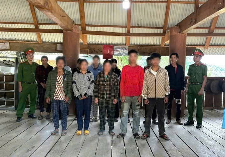 Các đối tượng liên quan vụ trộm Sâm Ngọc Linh tại xã Măng Ri bị cơ quan công an khởi tố để điều tra hành vi trộm cắp tài sản.