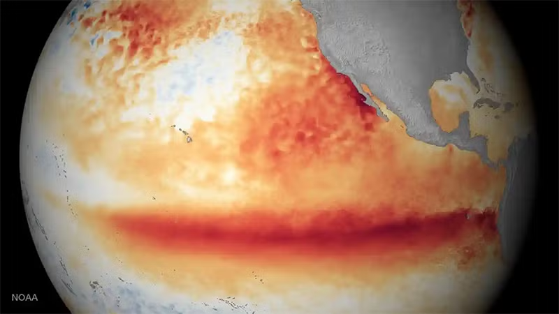 El Nino có thể gây mưa cực đoan trên toàn cầu