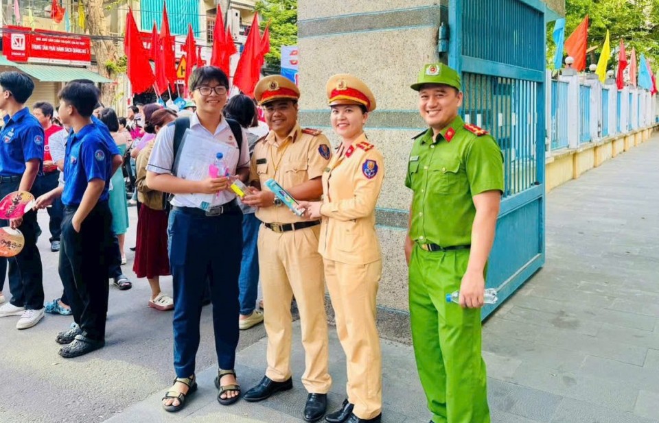 Quảng Ngãi: CSGT tăng cường bảo đảm giao thông phục vụ kỳ thi tuyển sinh lớp 10