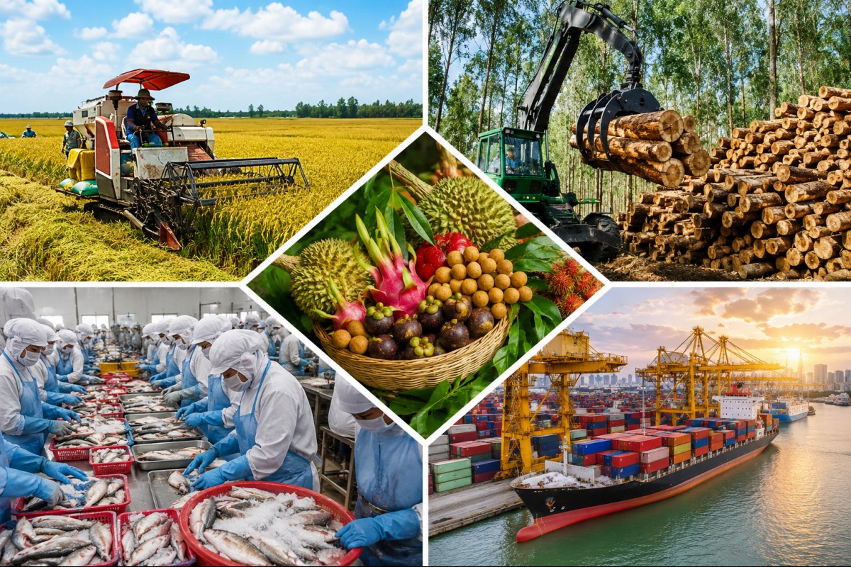 Xuất khẩu nông lâm thủy sản vượt mốc 30 tỷ USD sau 5 tháng