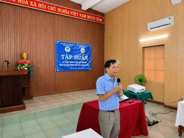 Tập huấn kỹ thuật quản lý dịch hại tổng hợp trên cây sầu riêng theo tiêu chuẩn VietGAP