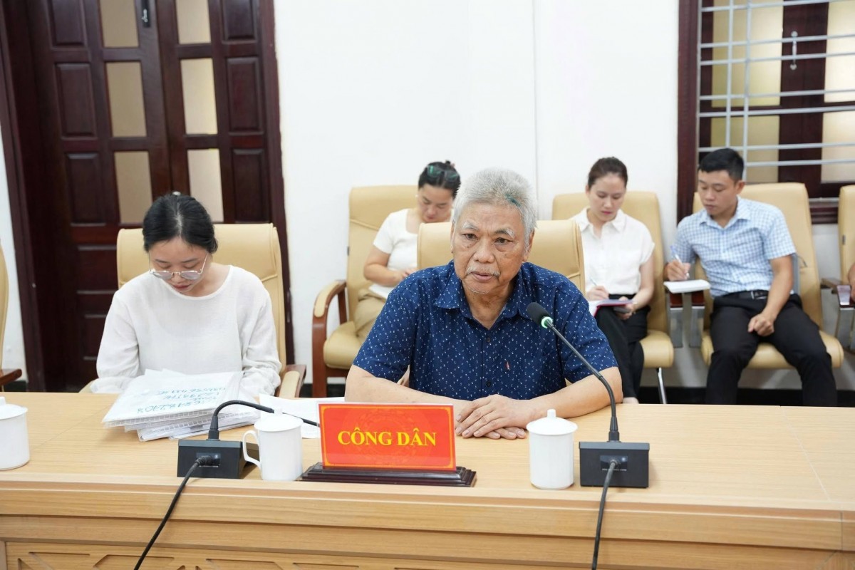 buổi tiếp công dân