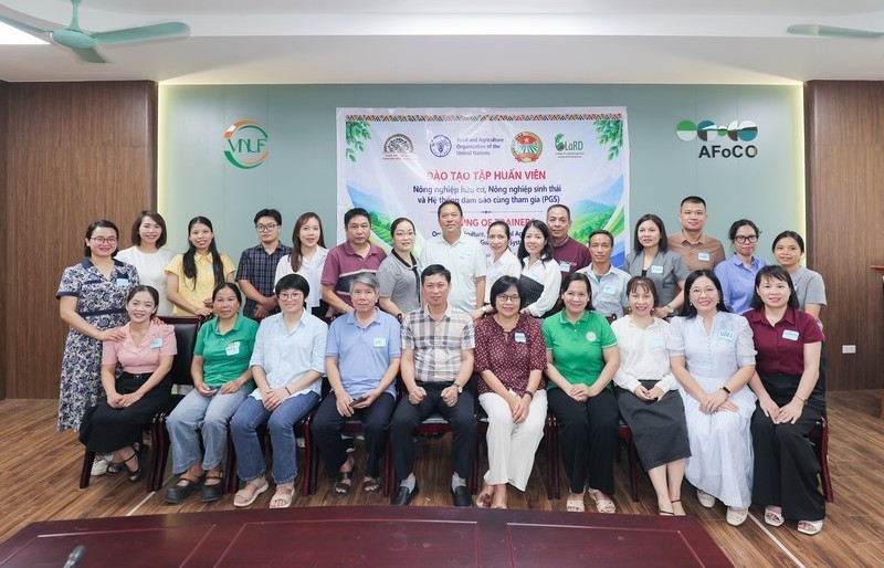 Tập huấn TOT về nông nghiệp hữu cơ và PGS cho các tổ chức sản xuất rừng, trang trại miền núi phía Bắc