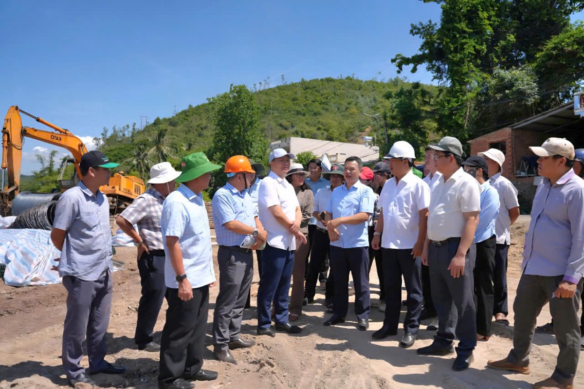 Bí thư Tỉnh ủy Đắk Lắk kiểm tra tiến độ các dự án khắc phục hậu quả bão lũ