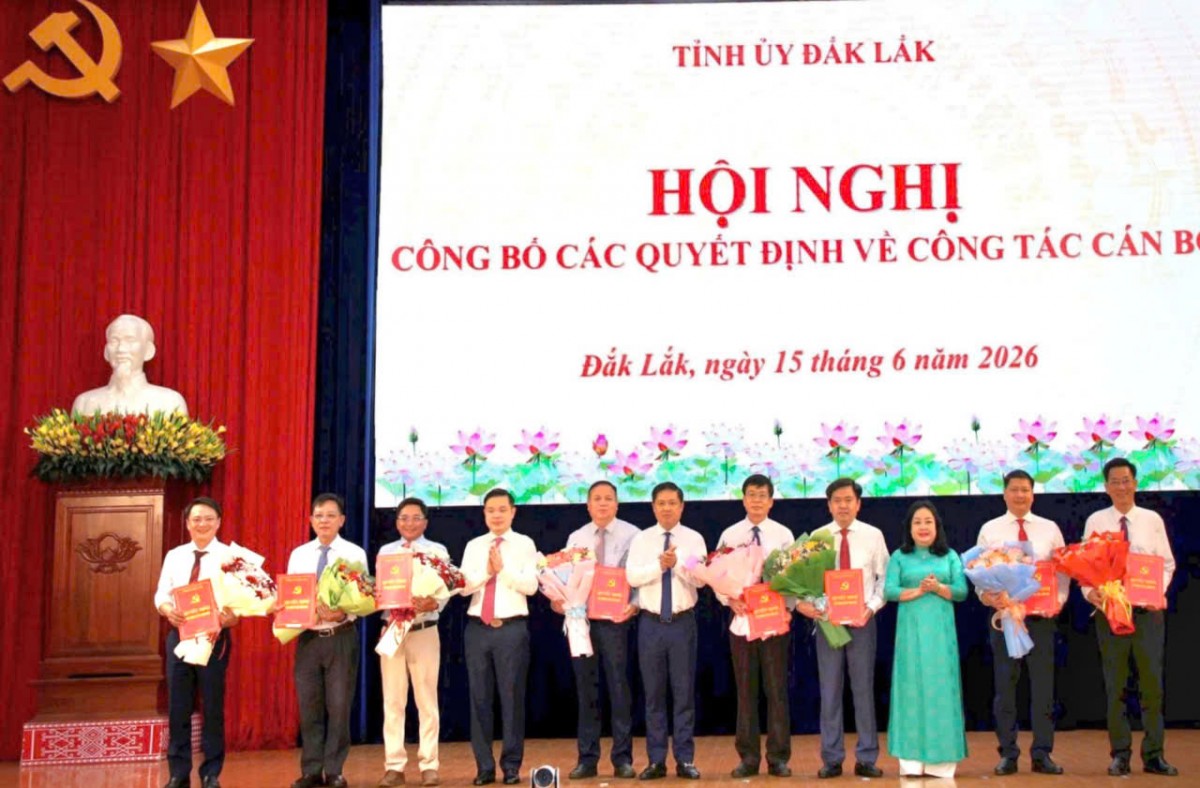 Đắk Lắk điều động, bổ nhiệm nhiều cán bộ chủ chốt
