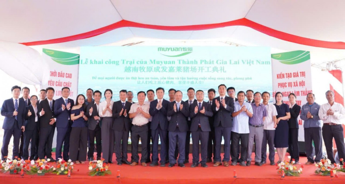 Khởi công dự án trang trại Thành Phát Gia Lai quy mô hơn 78 tỷ đồng