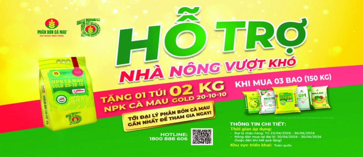 Từ những túi NPK Cà Mau trao tay đến niềm tin được lan tỏa