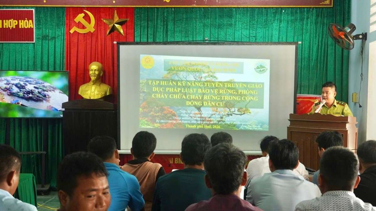 VQG Bạch Mã chung tay bảo vệ màu xanh - Lan tỏa nhận thức cộng đồng VQG Bạch Mã