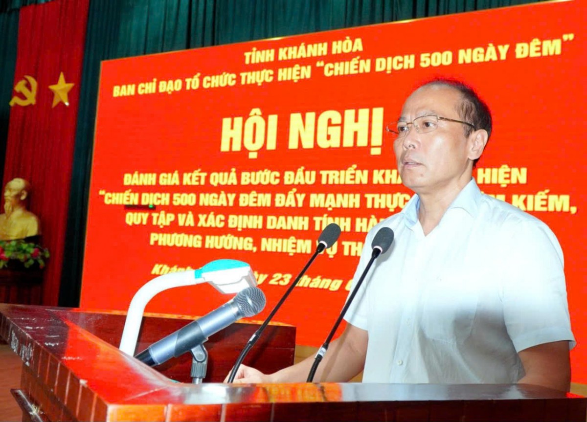 Khánh Hòa huy động các nguồn nhân lực thực hiện chiến dịch 500 ngày đêm tìm kiếm liệt sĩ
