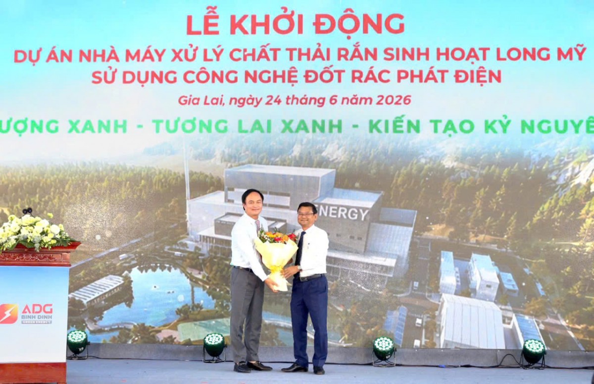 Gia Lai khởi động Nhà máy xử lý chất thải rắn Long Mỹ