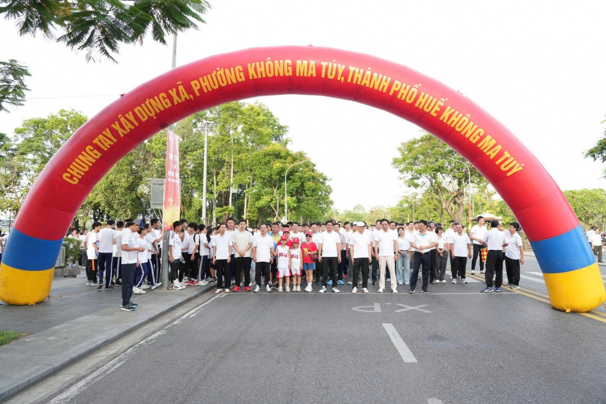 Tp. Huế lan tỏa quyết tâm xây dựng xã, phường không ma túy