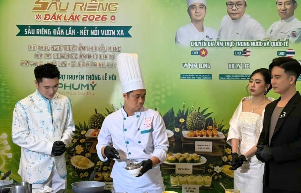 Talkshow nghệ thuật ẩm thực sầu riêng góp phần quảng bá Lễ hội Sầu riêng Đắk Lắk 2026