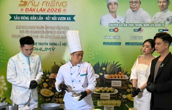 Talkshow nghệ thuật ẩm thực sầu riêng góp phần quảng bá Lễ hội Sầu riêng Đắk Lắk 2026